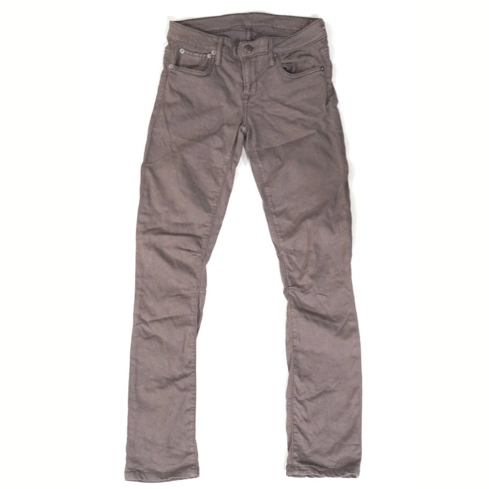 Helmut Lang Gray Leggings Skinny Stretch Ankle Jeans